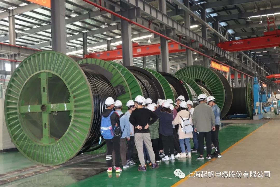 太原理工大学师生团一行来起帆电缆参观交流 太原理工大学师生团一行来起帆电缆参观交流